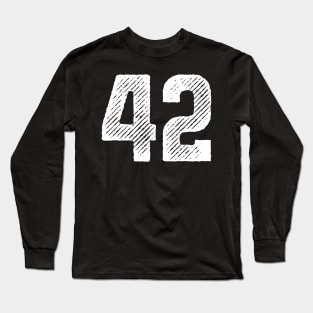 Rough Number 42 Long Sleeve T-Shirt